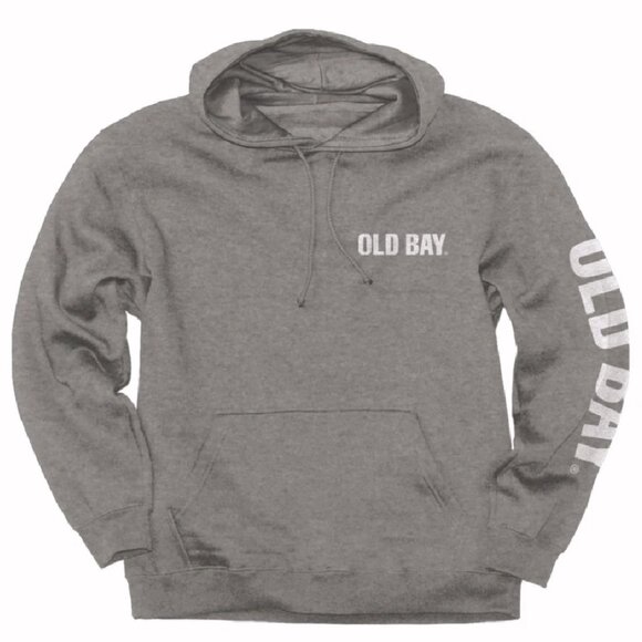 Old Bay Three Dogs on a Boat Pullover Hoodie - NEW Fast Ship - Picture 2 of 6
